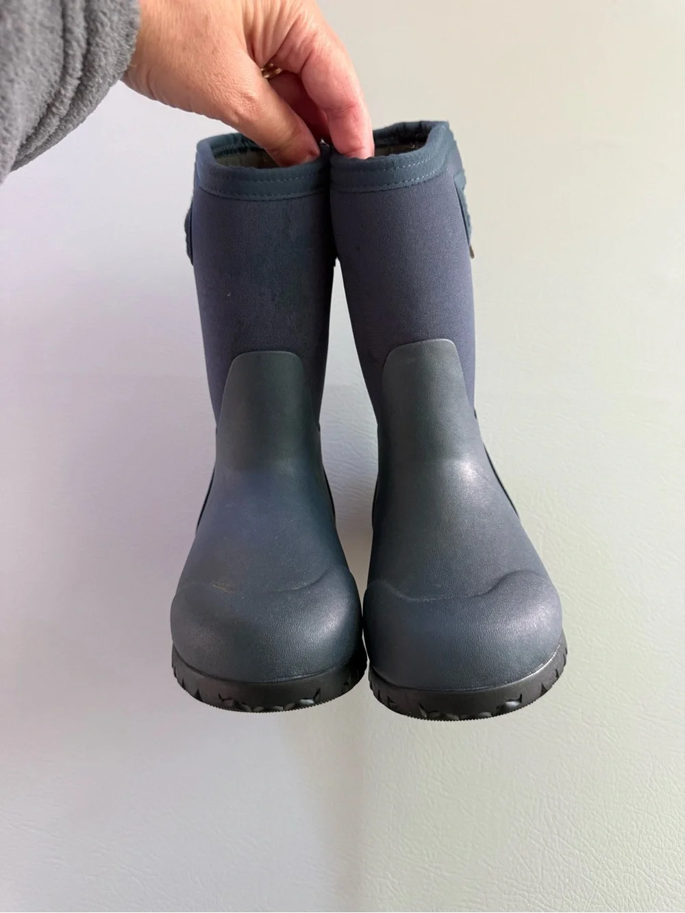 Bogs Boys York Blue Snow Boots Rain Boots size 11 Little Kids Waterproof Winter